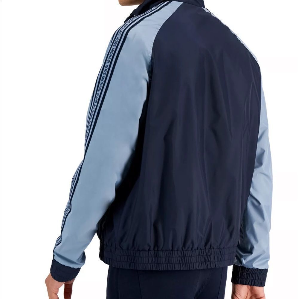 MICHAEL KORS Men's Colorblocked Track Jacket XL - Picture 4 of 8